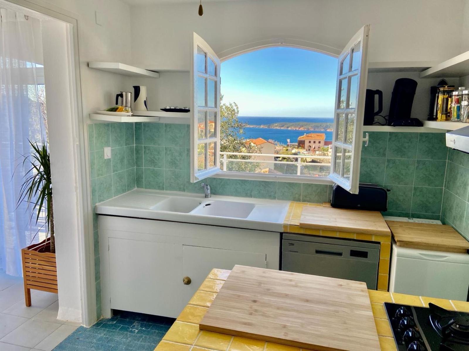 Villa Montalbo Vue Mer De 2 A 10 Personnes Cargèse Kültér fotó