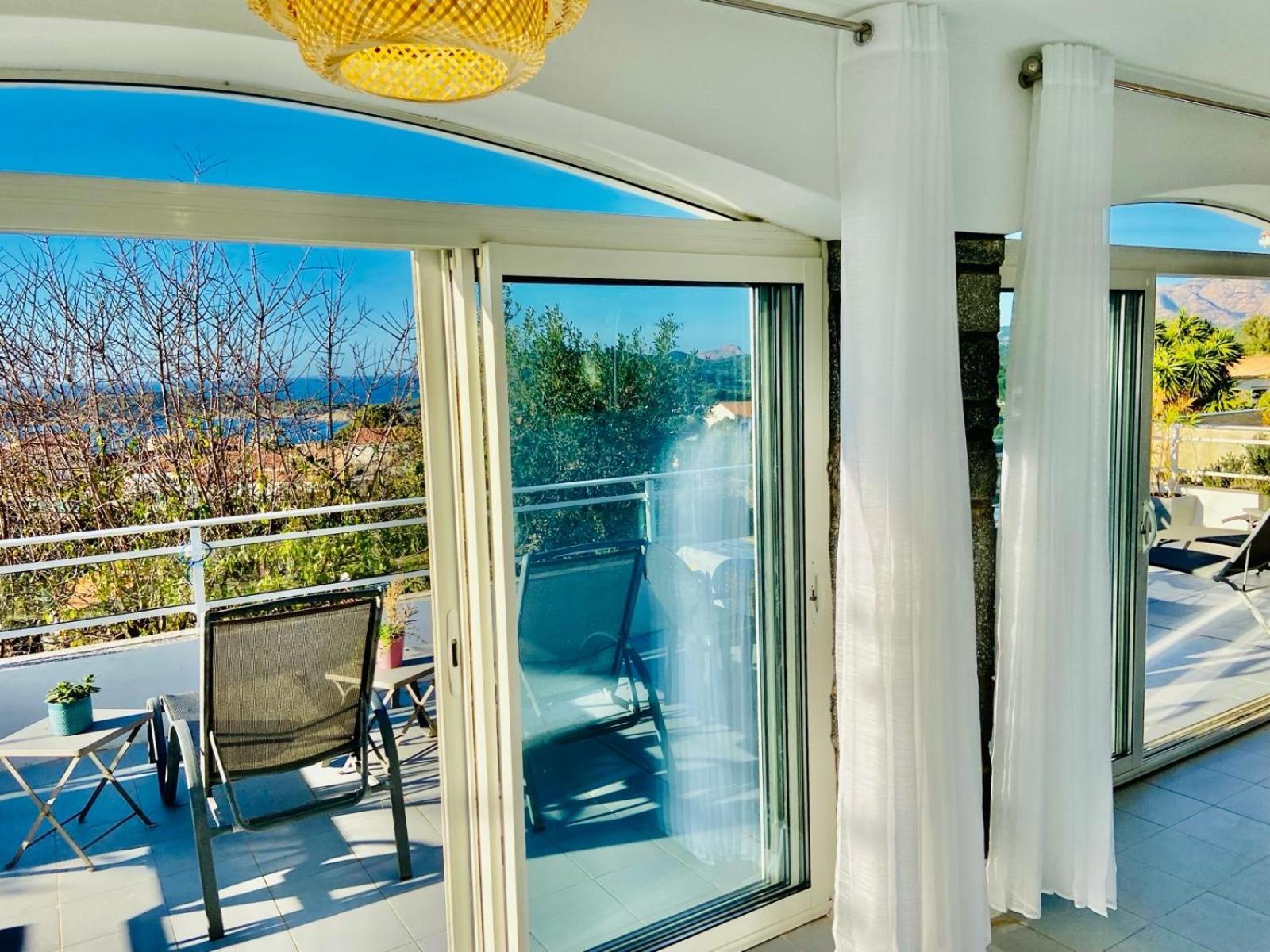 Villa Montalbo Vue Mer De 2 A 10 Personnes Cargèse Kültér fotó